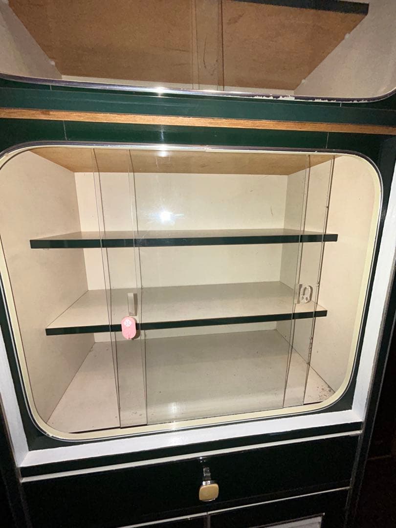②カワイイ 水屋/食器棚/飾り棚‼️昭和レトロ/ミッドセンチュリー/スペースエイジ