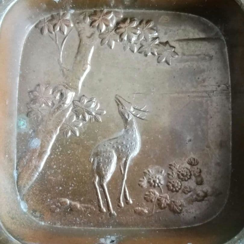 襖の引き手　引手　金属工芸　和骨董　アンティーク