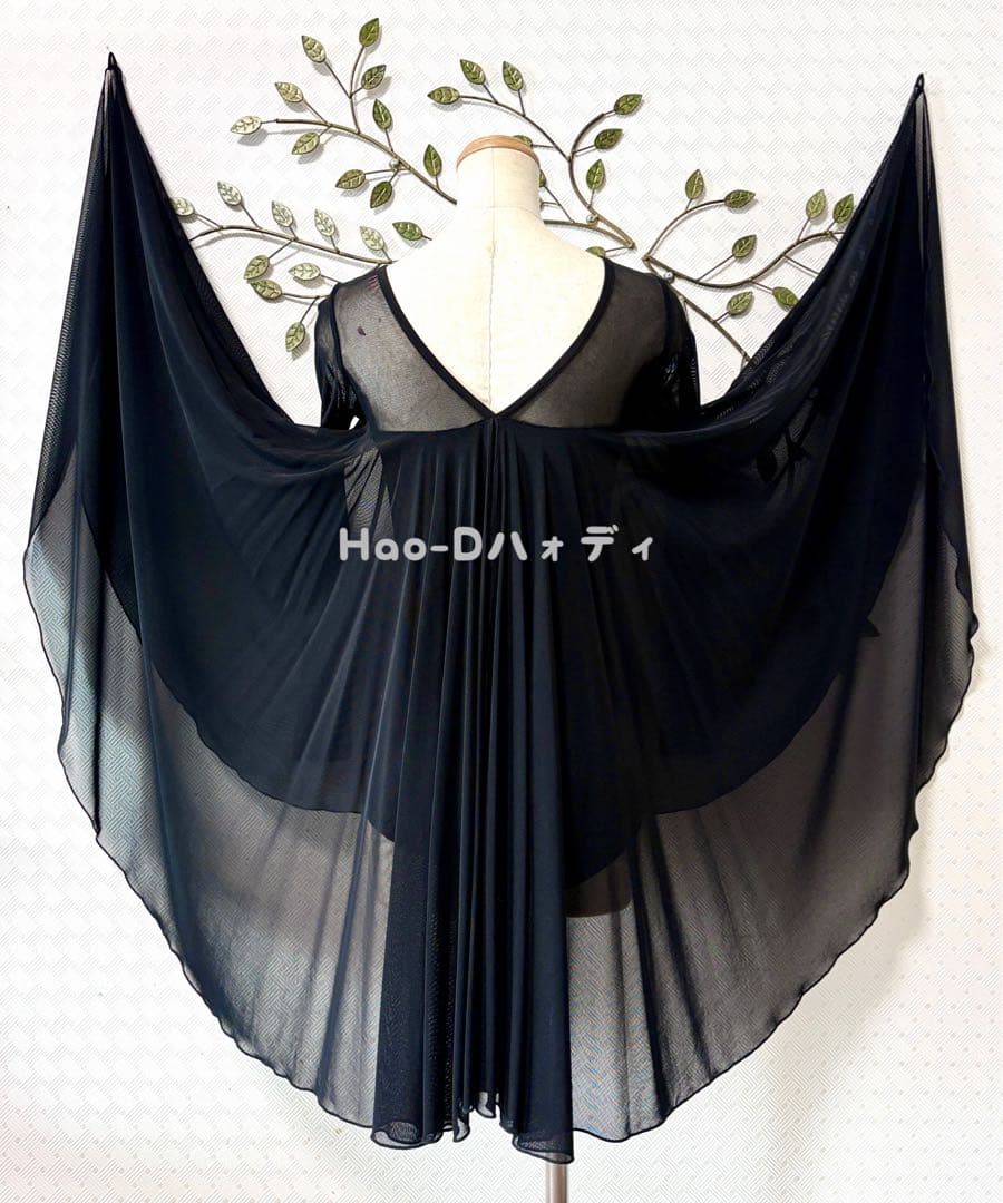 新品★トップス★M★レオタード★胸パット付き★社交ダンス★バレエ★エレガント