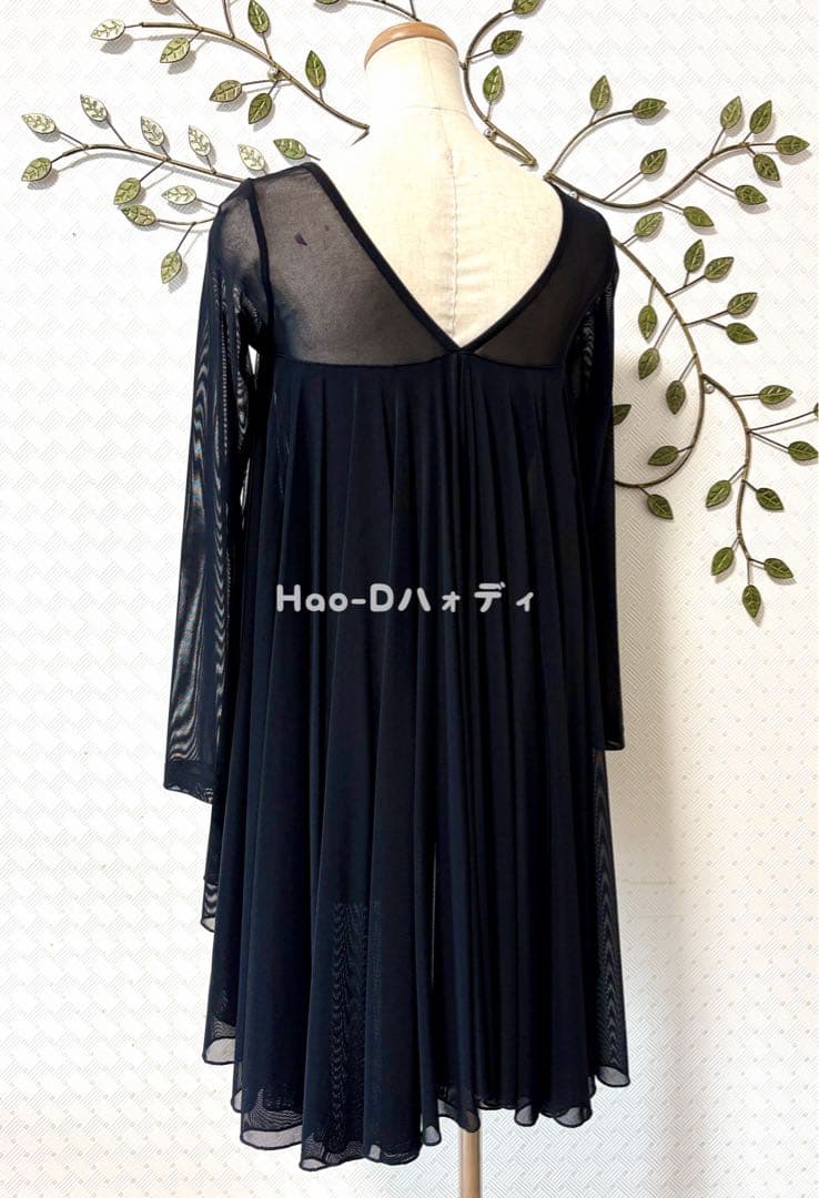 新品★トップス★M★レオタード★胸パット付き★社交ダンス★バレエ★エレガント