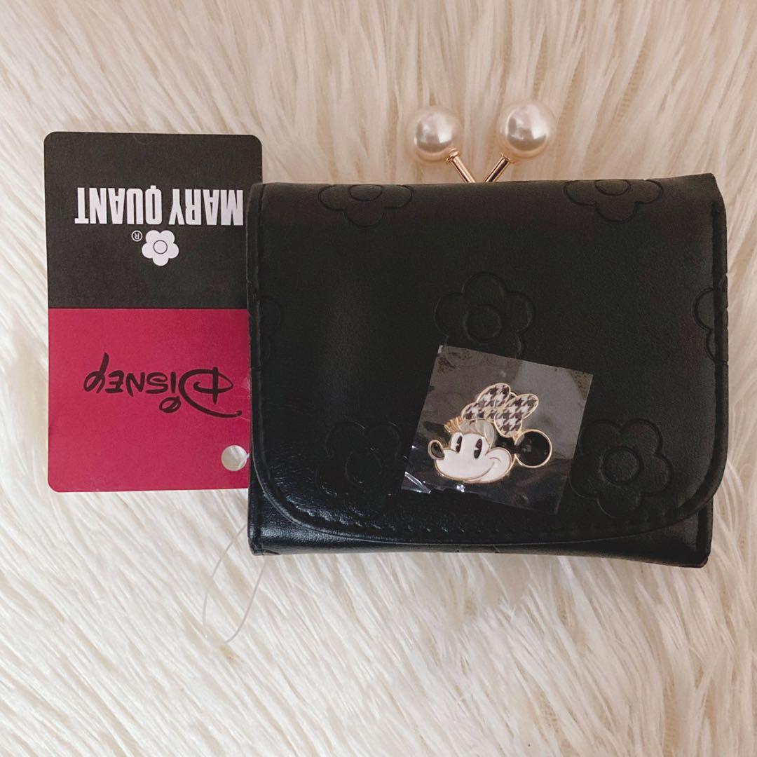 MARY QUANTマリークワントディズニーミニー ウォレット 三つ折り財布