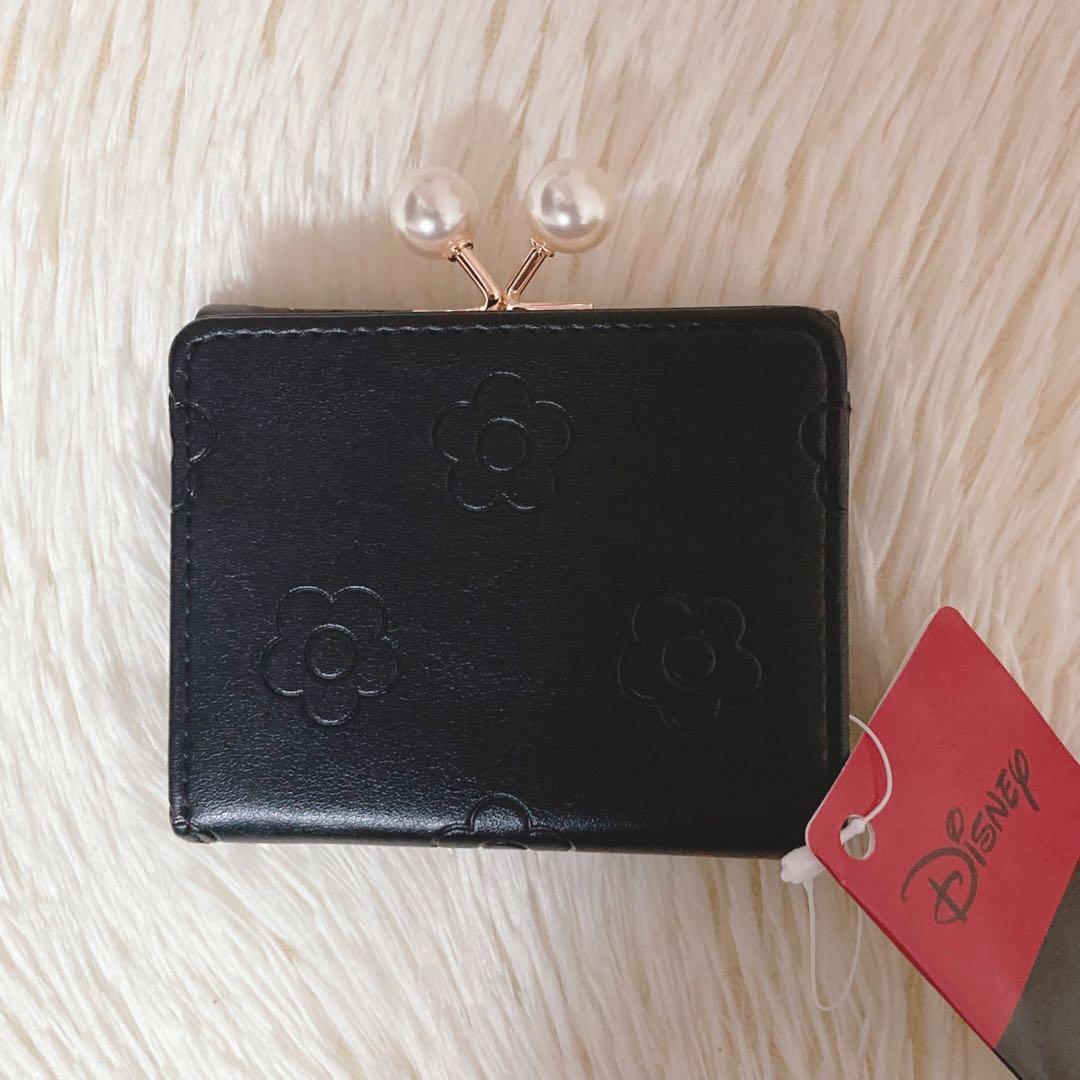 MARY QUANTマリークワントディズニーミニー ウォレット 三つ折り財布