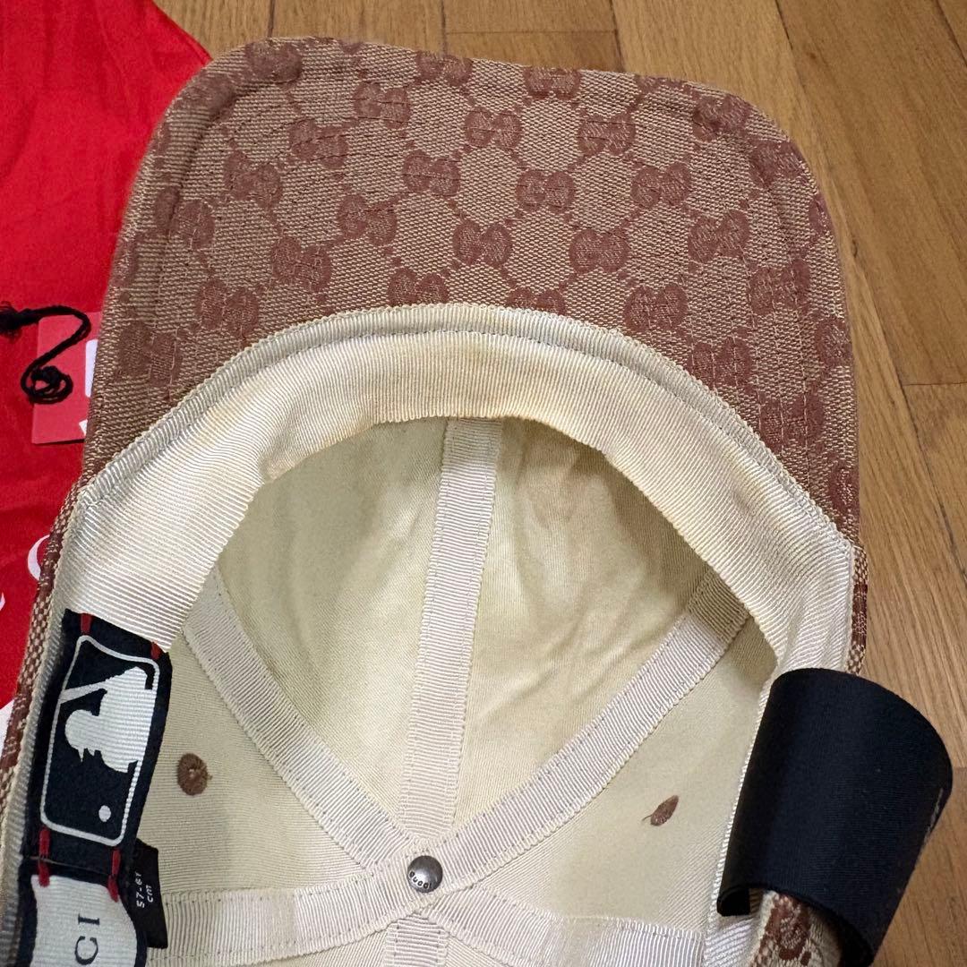 GUCCI MLB コラボ ベースボールキャップ
