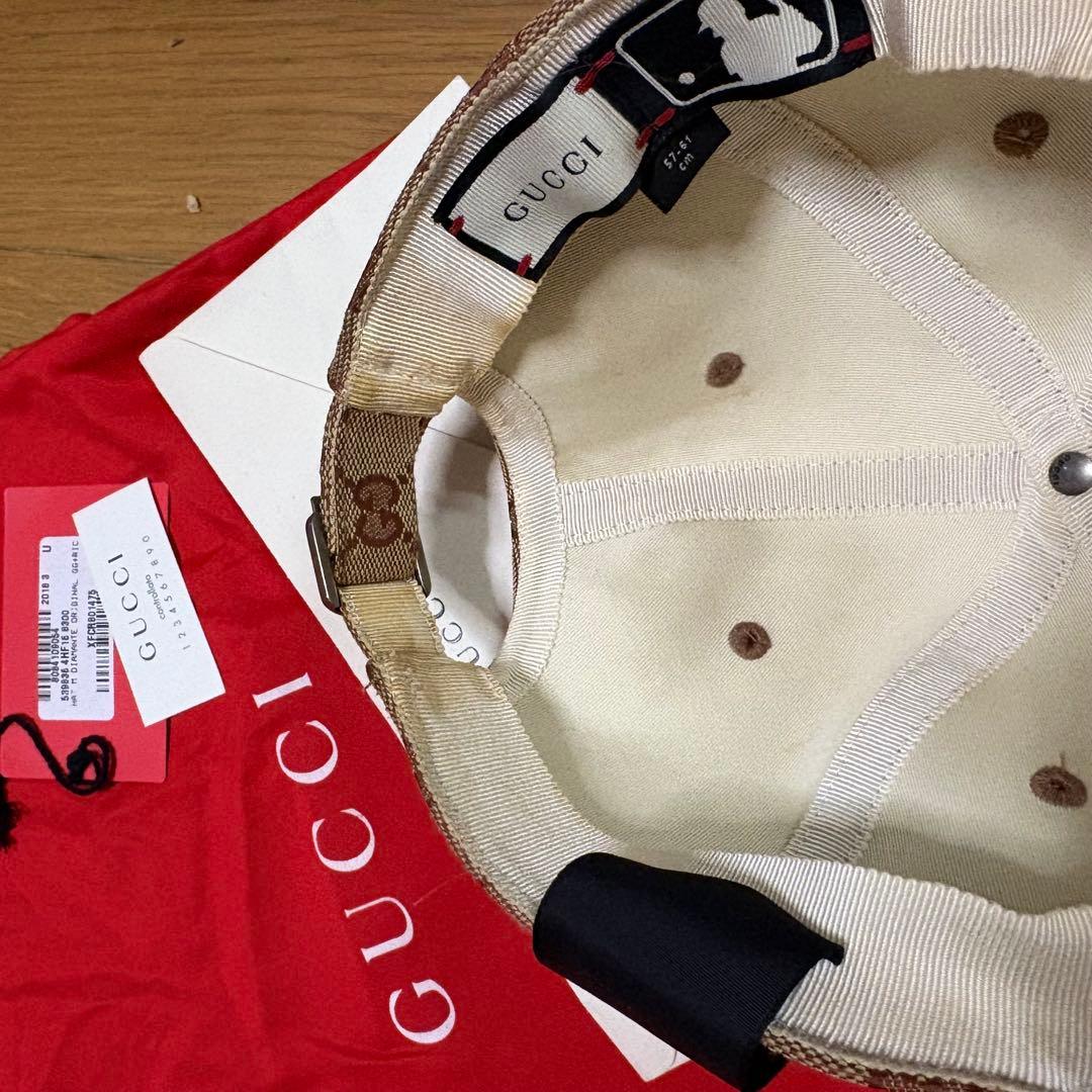 GUCCI MLB コラボ ベースボールキャップ