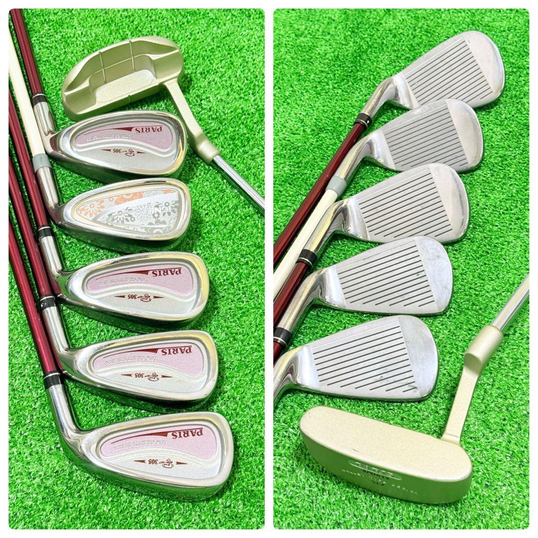 激レアバッグ✨ パーリーゲイツ パリス 初心者 レディース ゴルフクラブセット