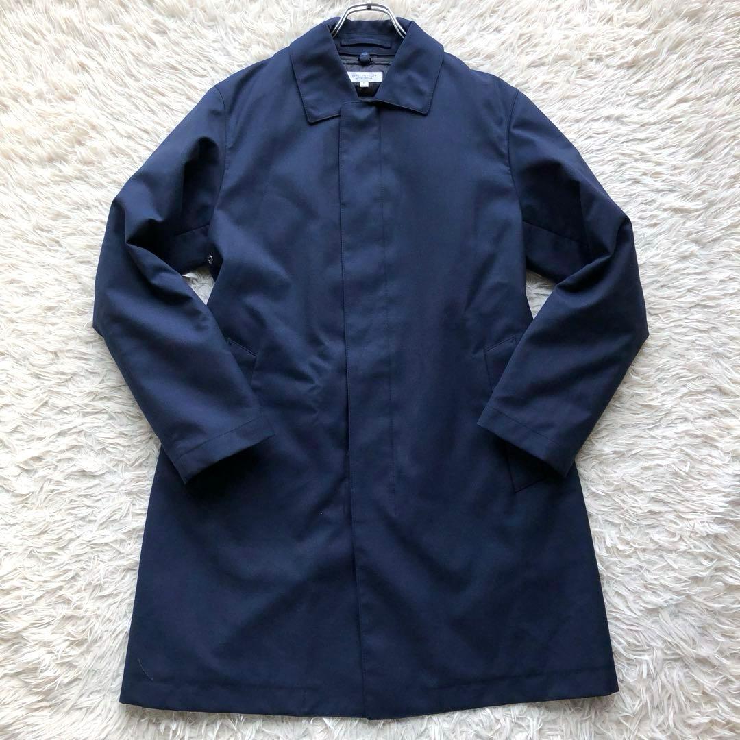【3way】ユナイテッドアローズ ステンカラーコート　紺　L インナーダウン