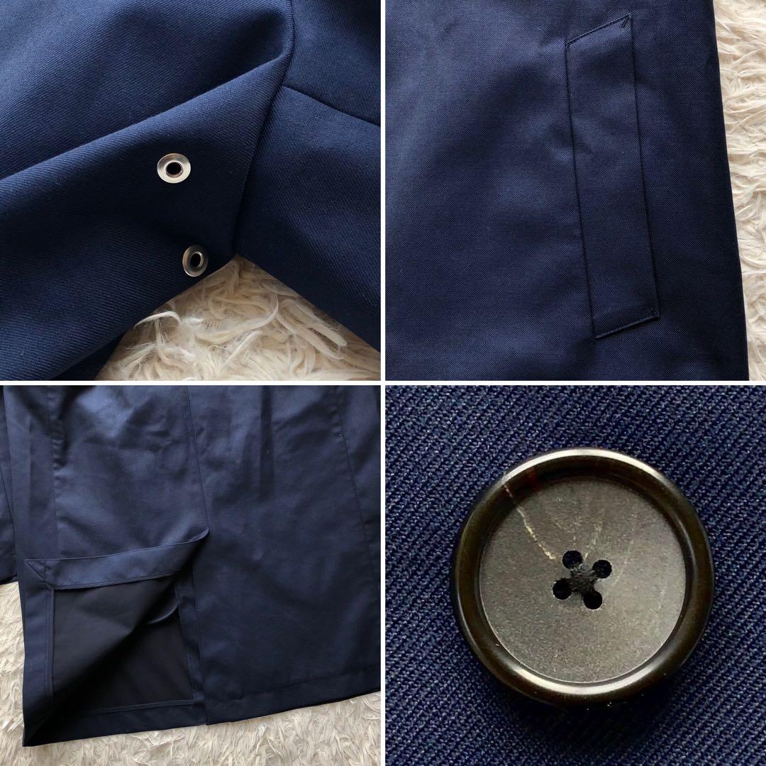 【3way】ユナイテッドアローズ ステンカラーコート　紺　L インナーダウン