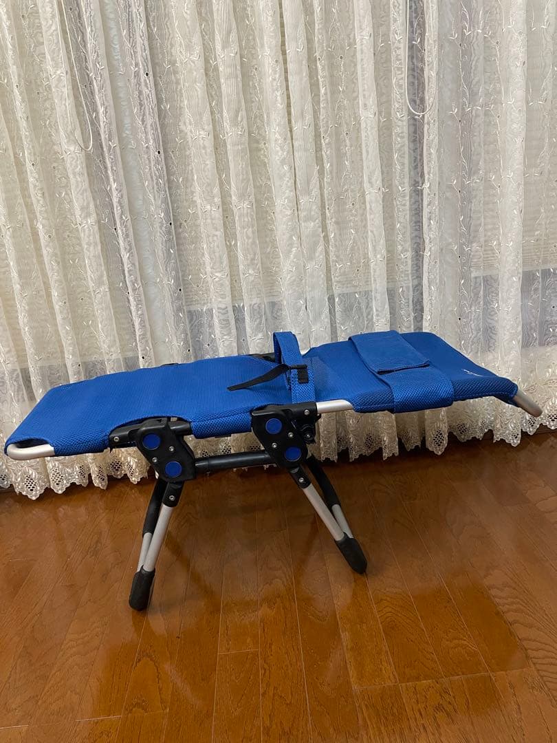 障害児・子供用風呂椅子 折りたたみ式 青　用途は色々