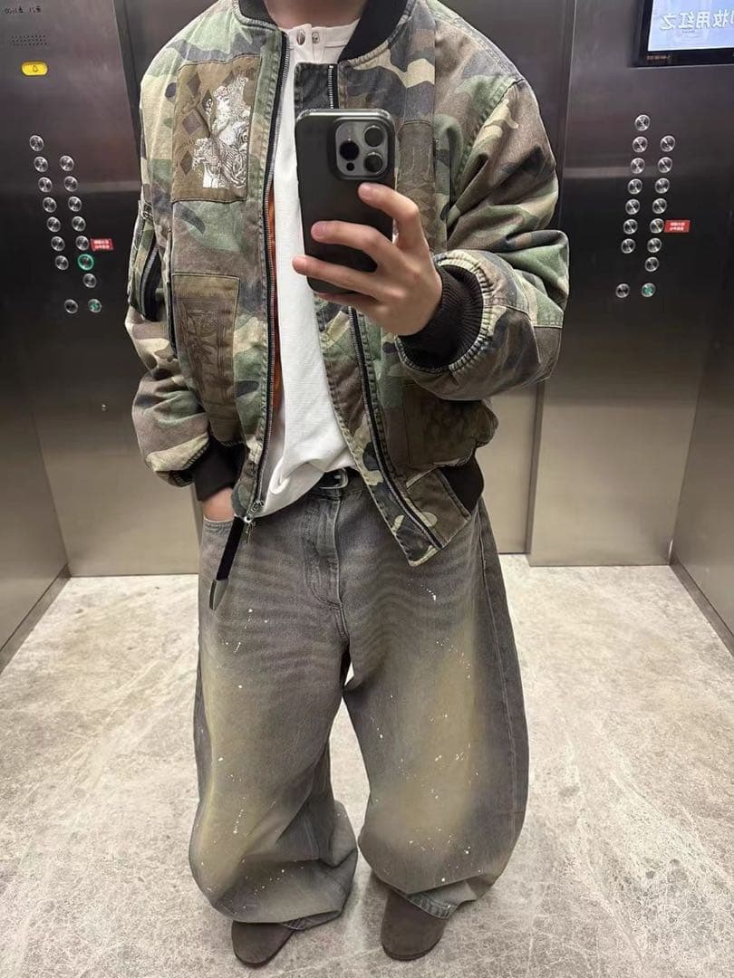 特価 】PEOPLESTYLE VintageJeansワイドパンツ ジーンズ - メルカリ