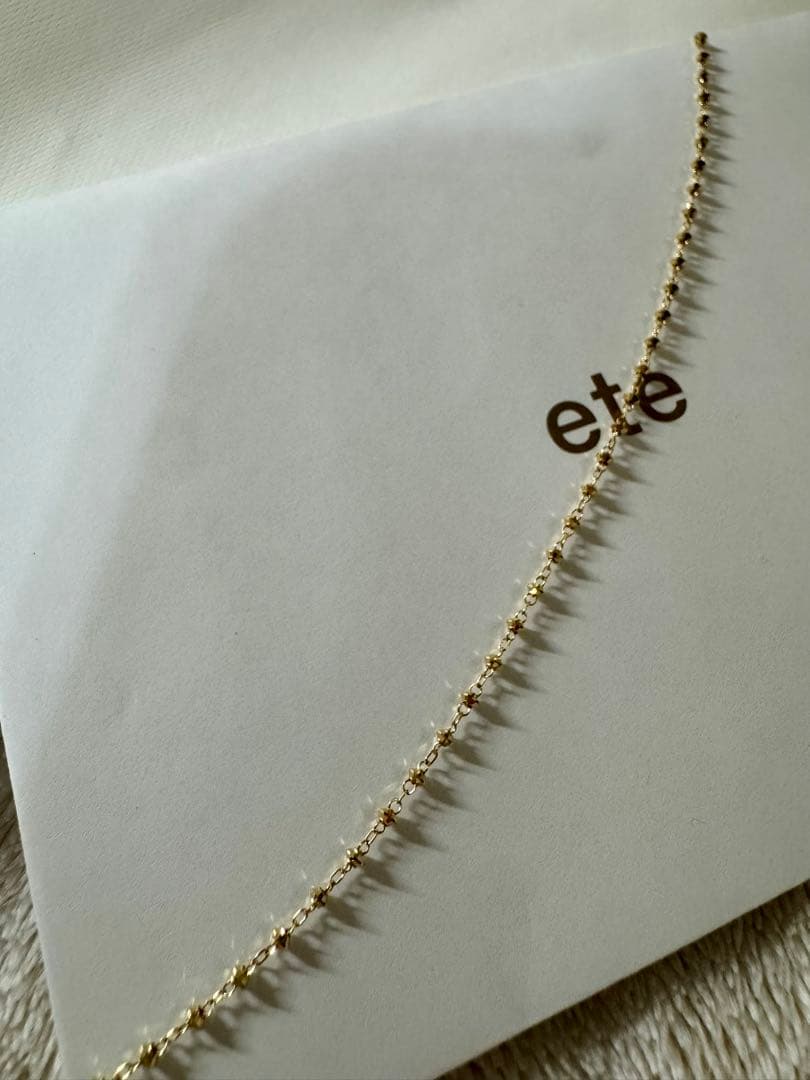 ete K18RBG e_Grain ブレスレット ほぼ新品