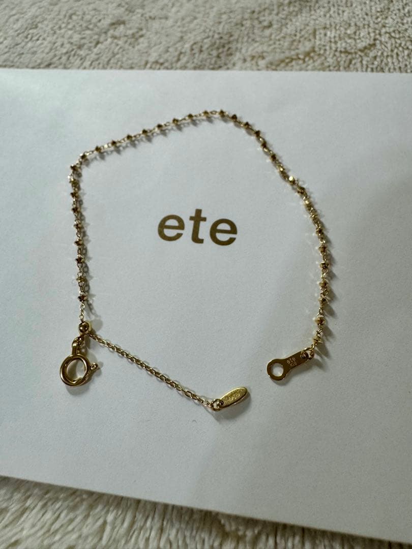 ete K18RBG e_Grain ブレスレット ほぼ新品
