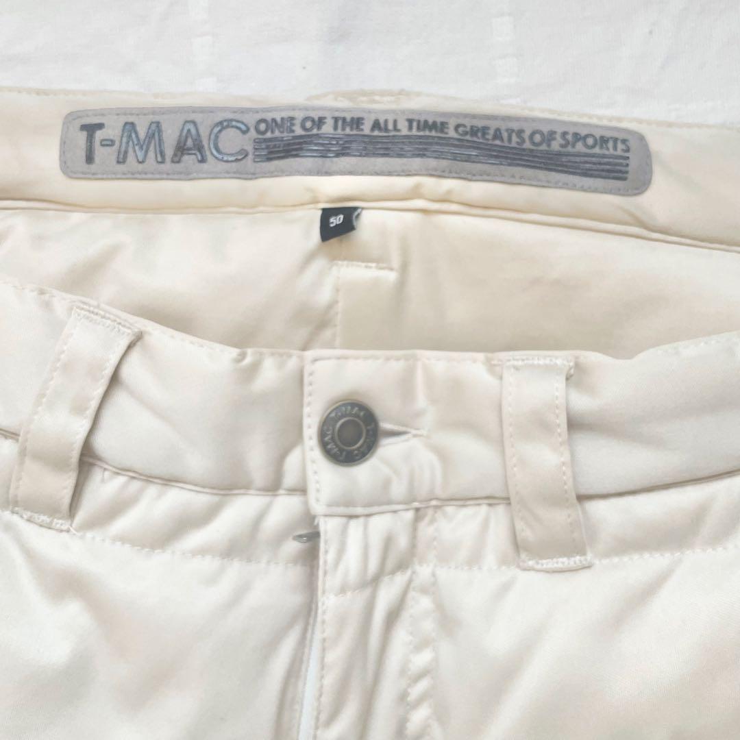 本日10%引【美品】T-MACティーマック　ダウンパンツ　オフホワイト　ベージュ