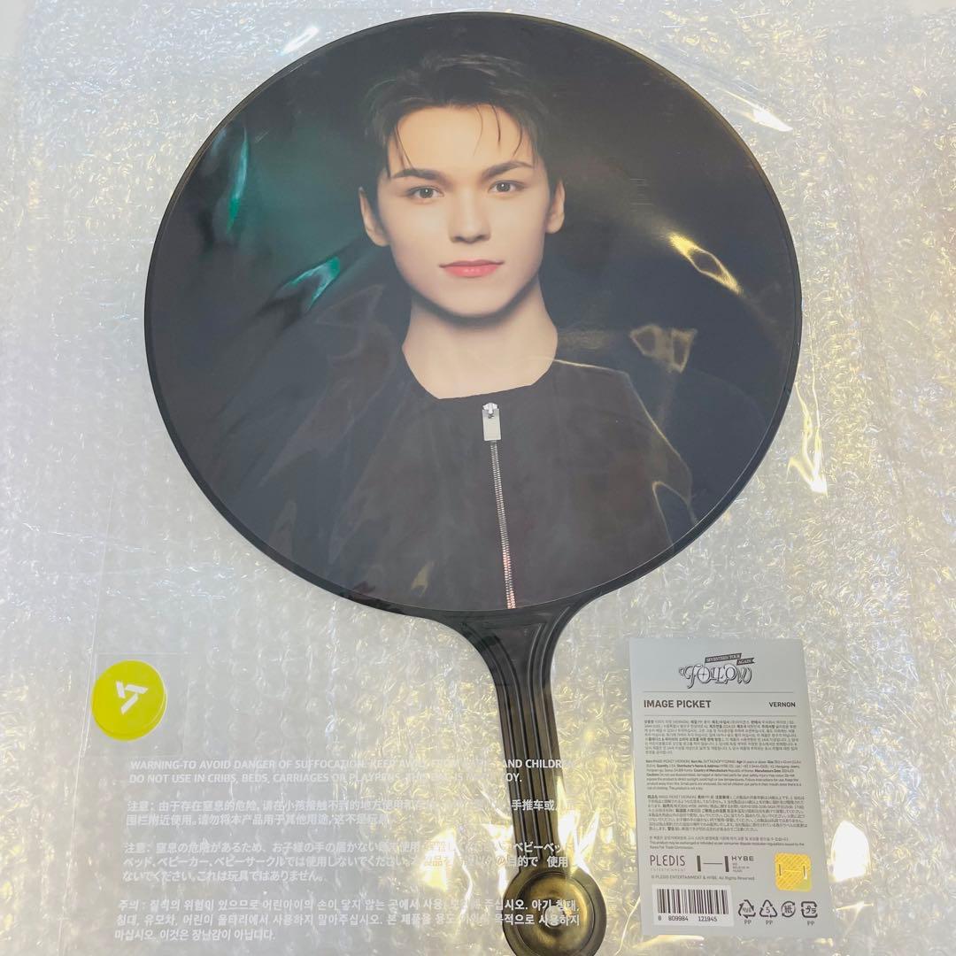 公式 seventeen follow again バーノン うちわ - メルカリ