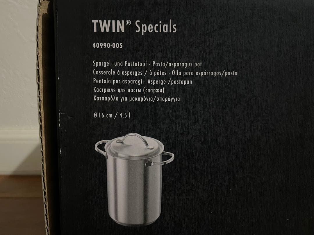 新品 未使用 TWIN Specials 両手鍋 ステンレス ヘンケルス パスタ