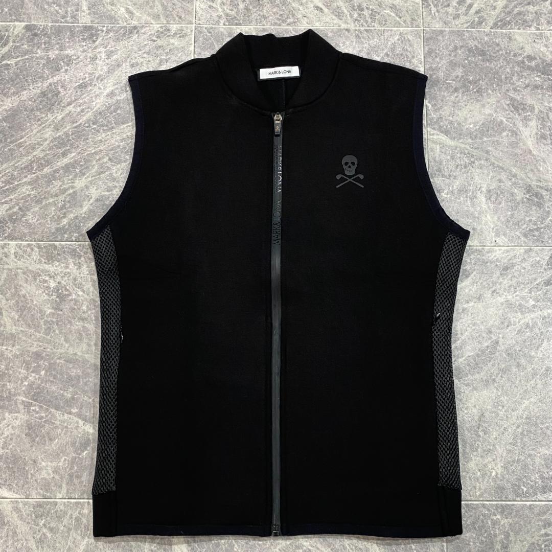 MARK＆LONA マークアンドロナ 段ボールニット ベスト L ブラック