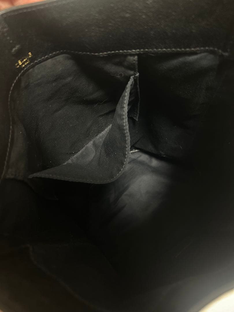 セリーヌ 19SS ミディアム ソフトバケットバッグ ラムレザー エディ期