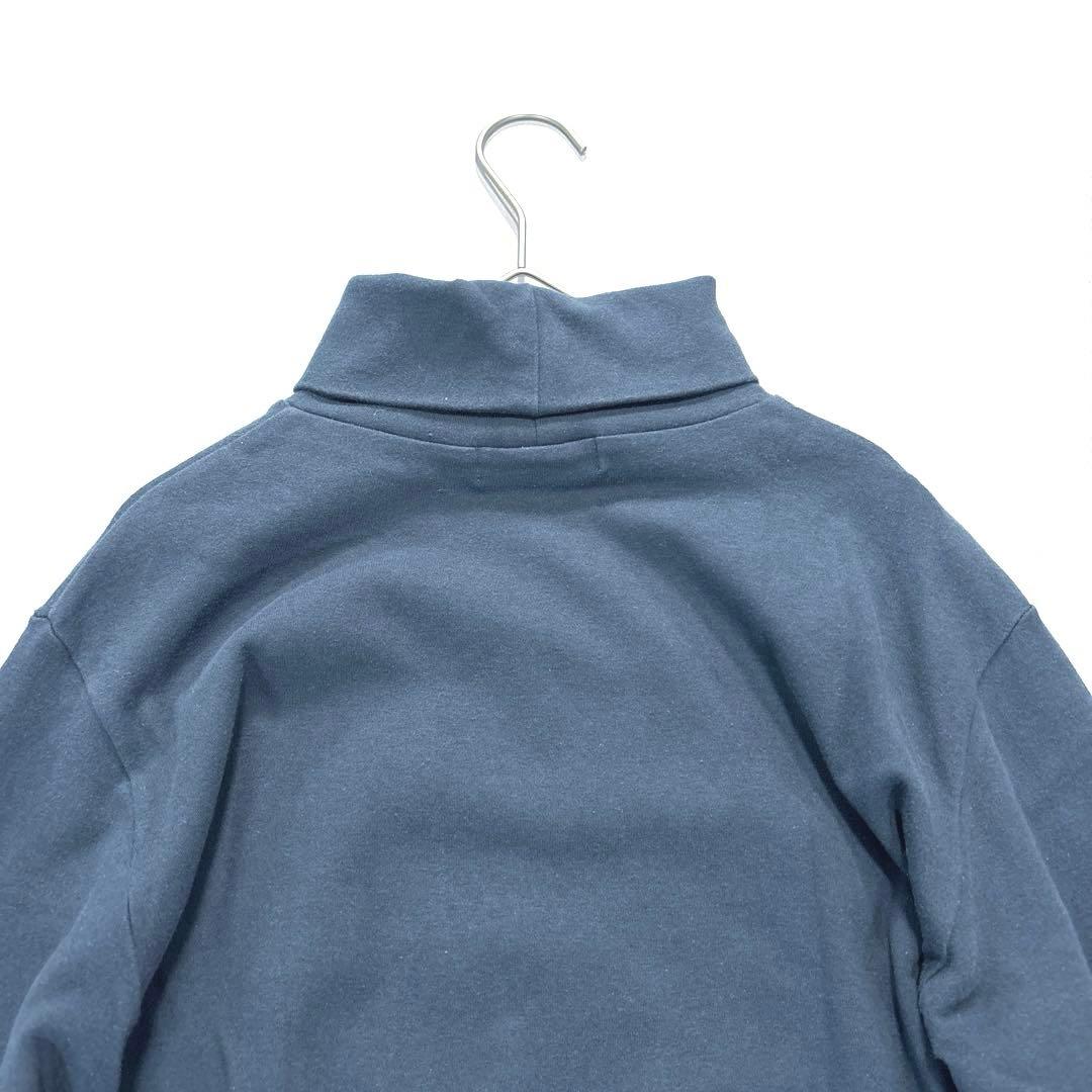 ROUGH & SWELL ラフアンドスウェル タートルネックシャツ S 紺