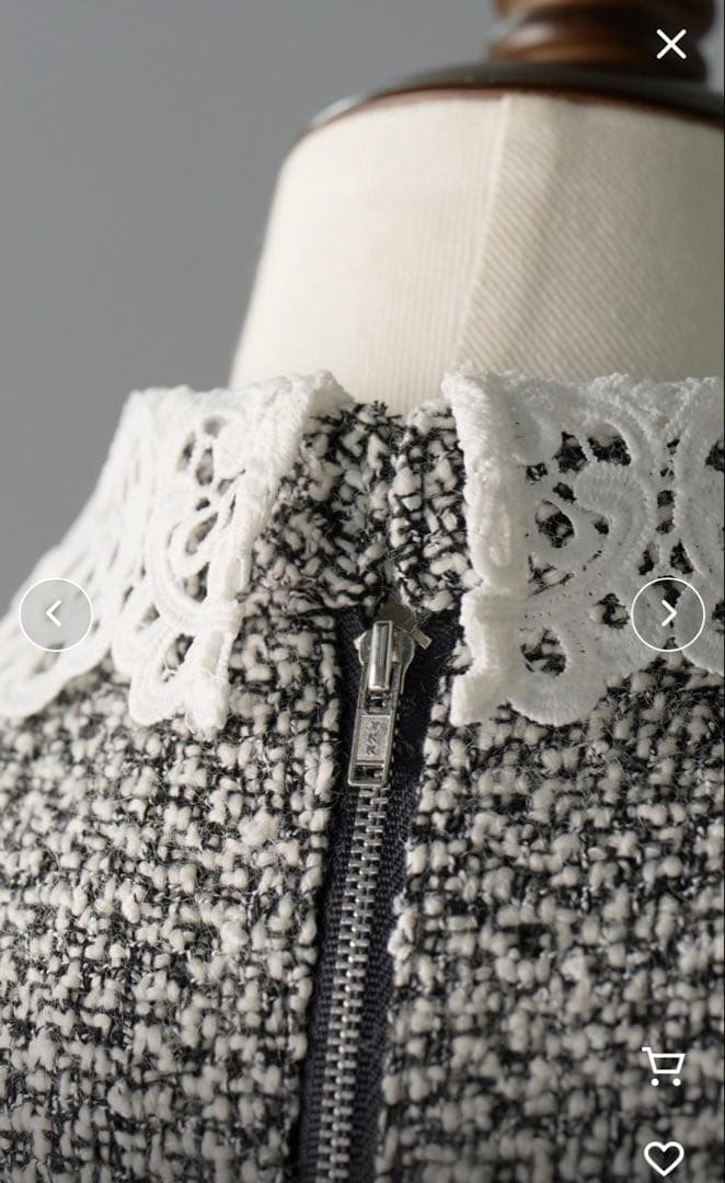 エミリアウィズ　ツイード　ワンピース　期間限定お値下げ中