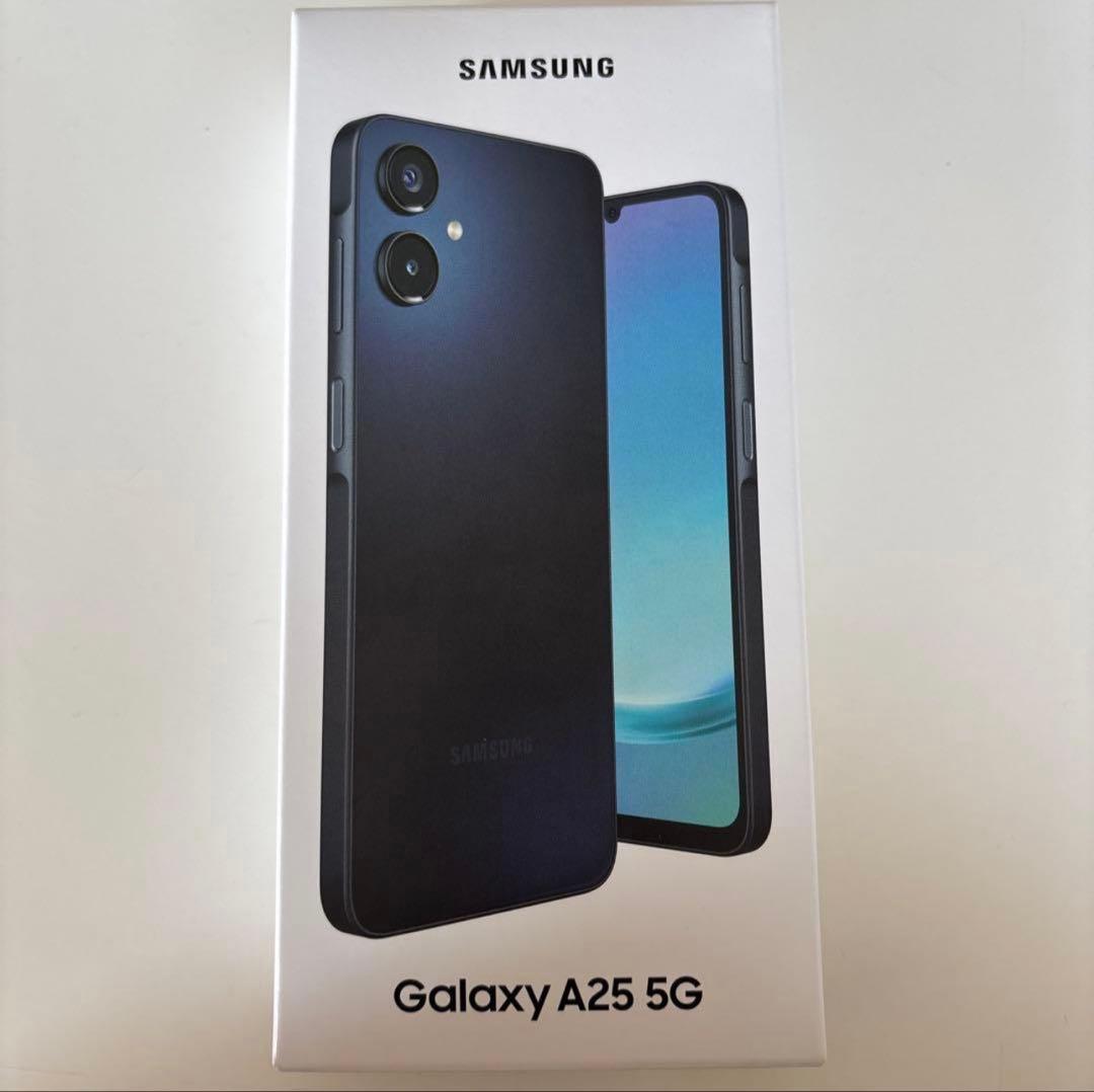 新品】開封済 GALAXY A25 5G ブラック - メルカリ