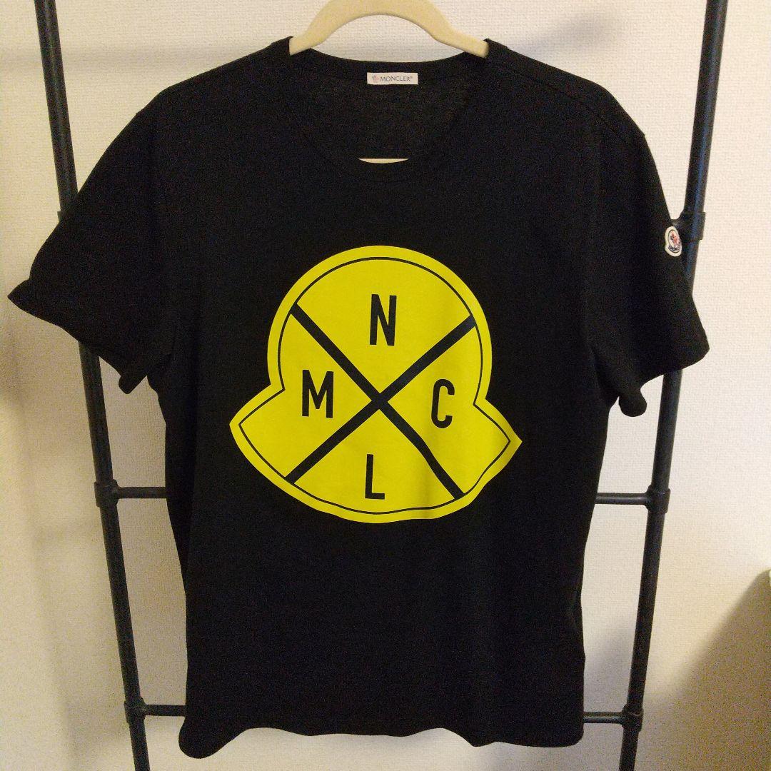 MONCLER イエロー ロゴ Tシャツ