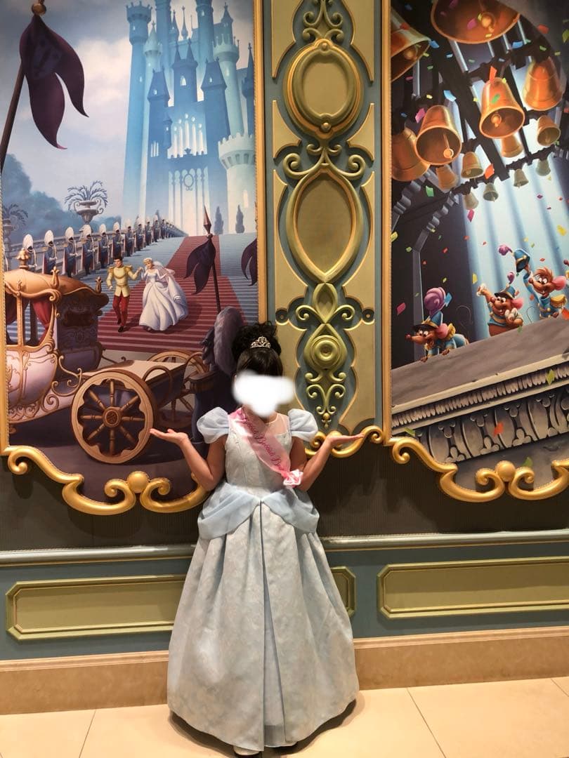 ディズニー ビビディバビディブティック 140 シンデレラ ドレス