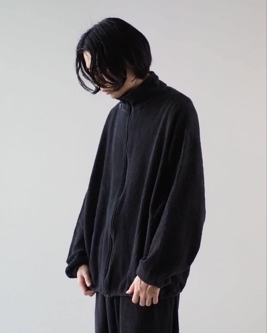 COMOLI コモリ シルクフリース ジップアップジャケット サイズ2 25AW