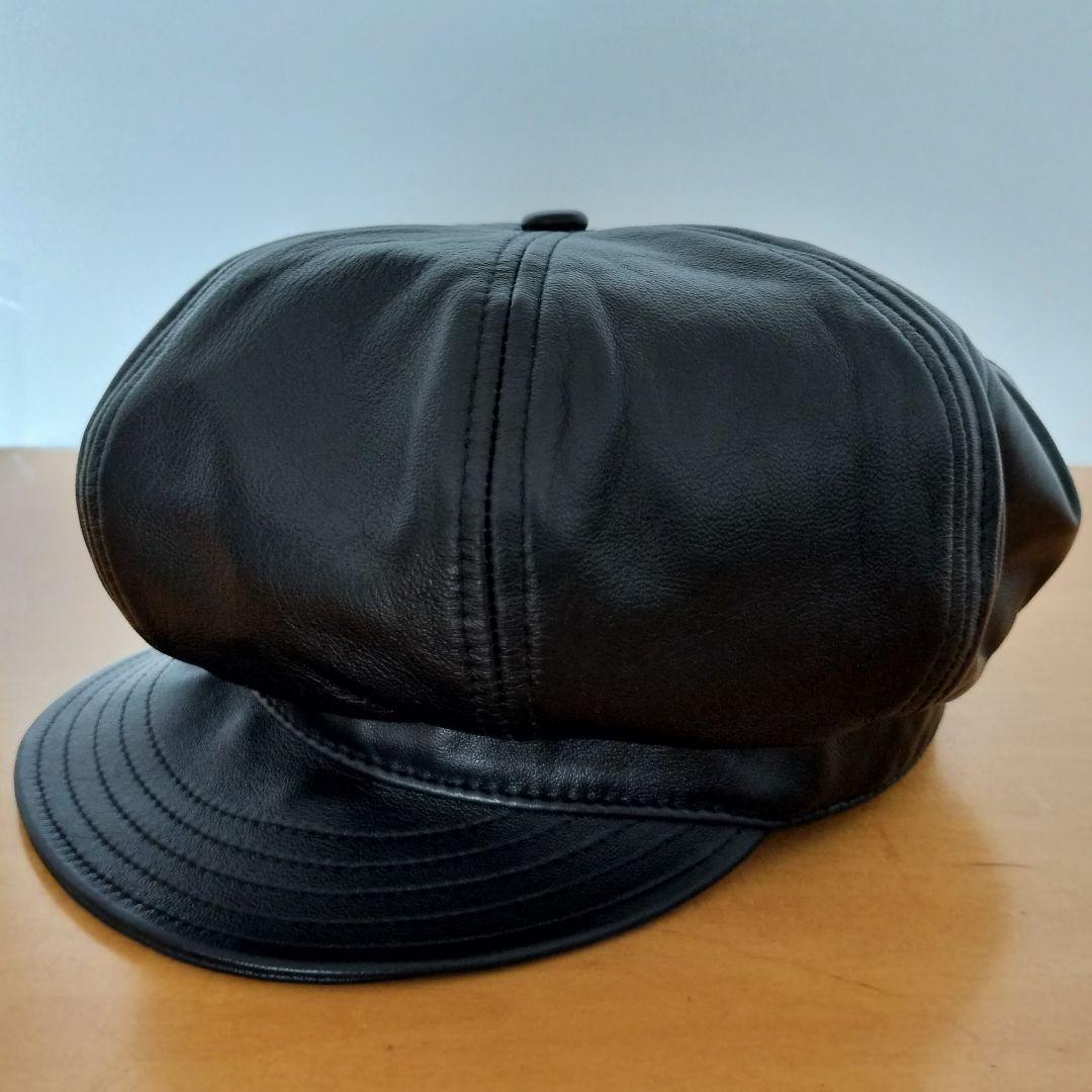 Schott ショット レザー キャスケット 羊革 ニュースボーイキャップ 帽子