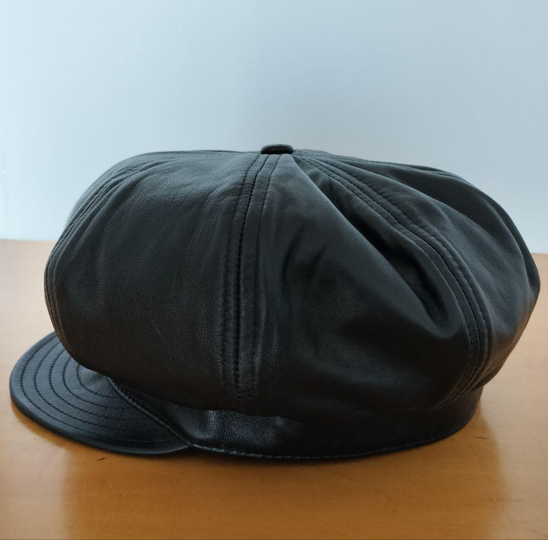 Schott ショット レザー キャスケット 羊革 ニュースボーイキャップ 帽子