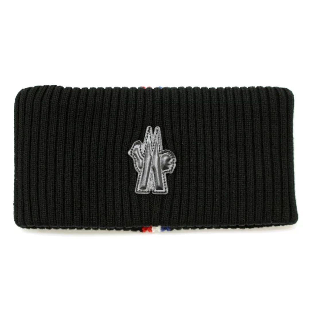 モンクレール　ネックウォーマー　ブラック