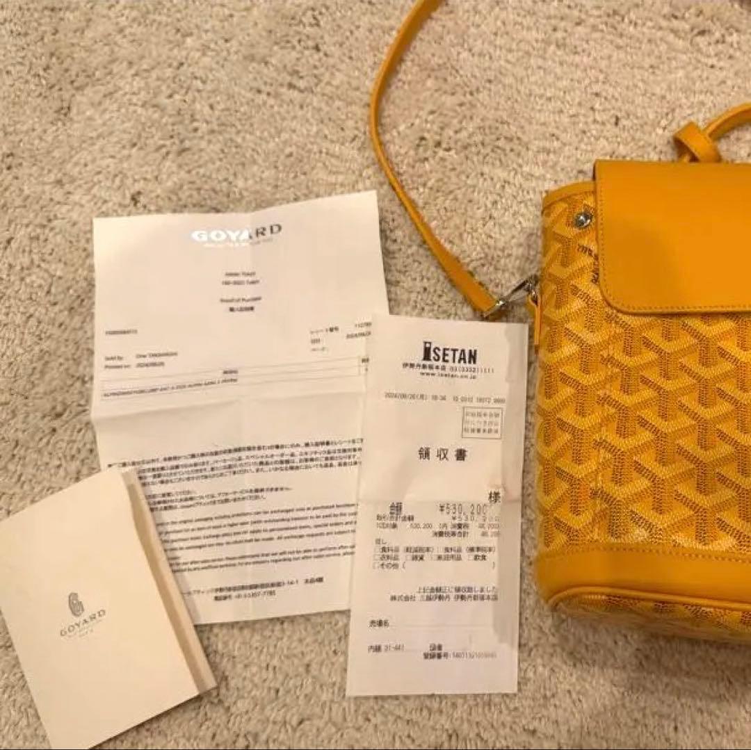 新品goyard ゴヤール ALPIN MINI リュックサック バックパック