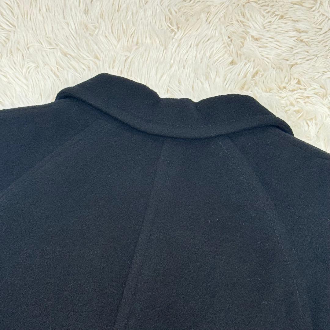 ワ*子様 HERNO ヘルノ チェスターコート ロング モヘア混 裏地スカーフ柄