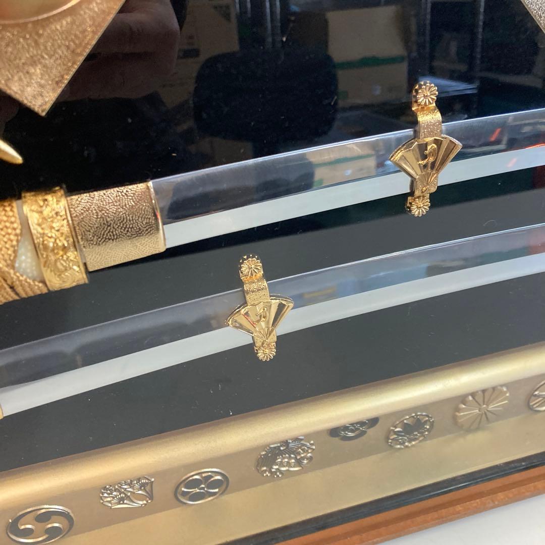 美術　工芸品 刀剣額 江戸時代 レプリカ 模造刀 日本刀 鍔 コレクション 飾り