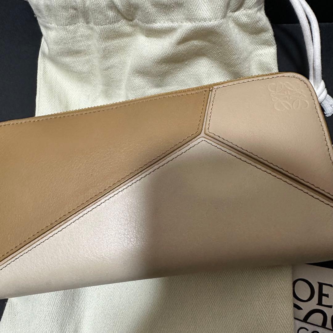 LOEWE パズル ステッチオープンウォレット