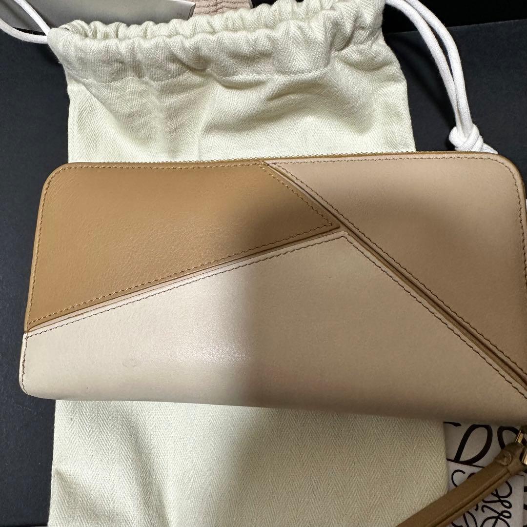 LOEWE パズル ステッチオープンウォレット