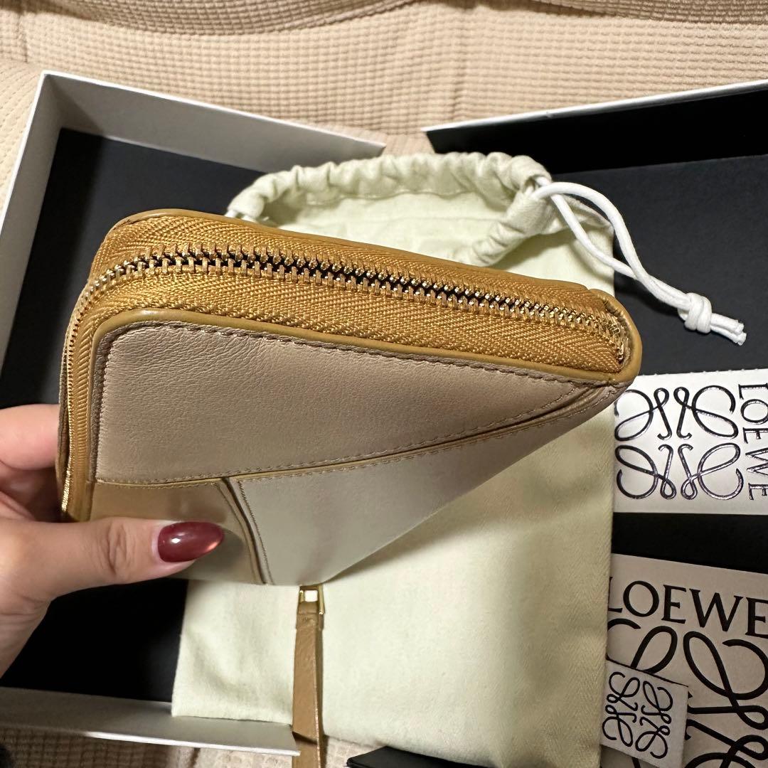 LOEWE パズル ステッチオープンウォレット