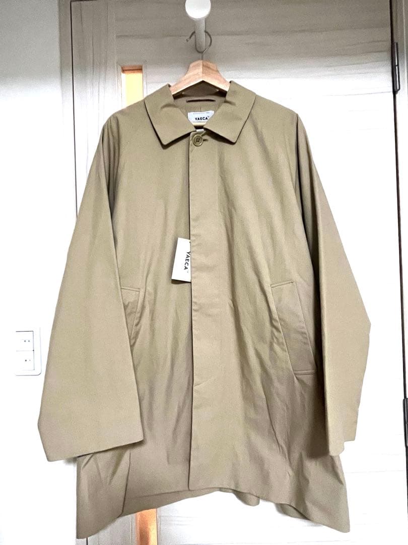 YAECA ステンカラーコート ショート KHAKI
