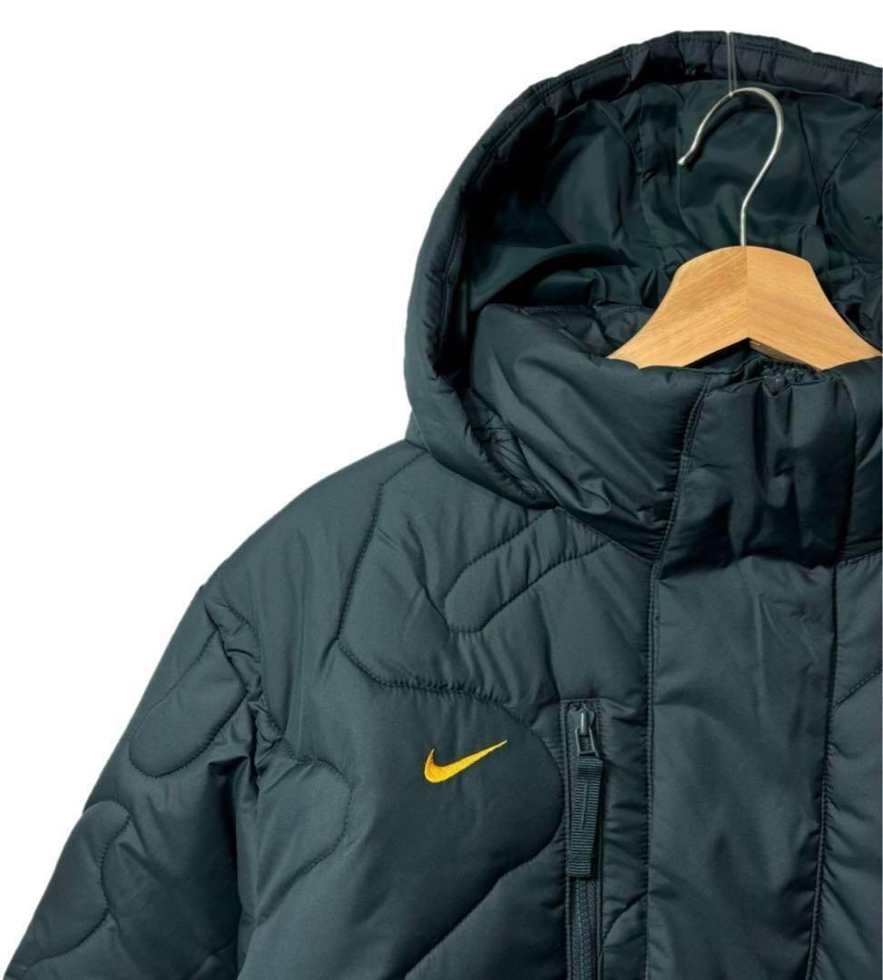 ナイキ Therma-FIT レペル サイドライン ジャケット グリーン M