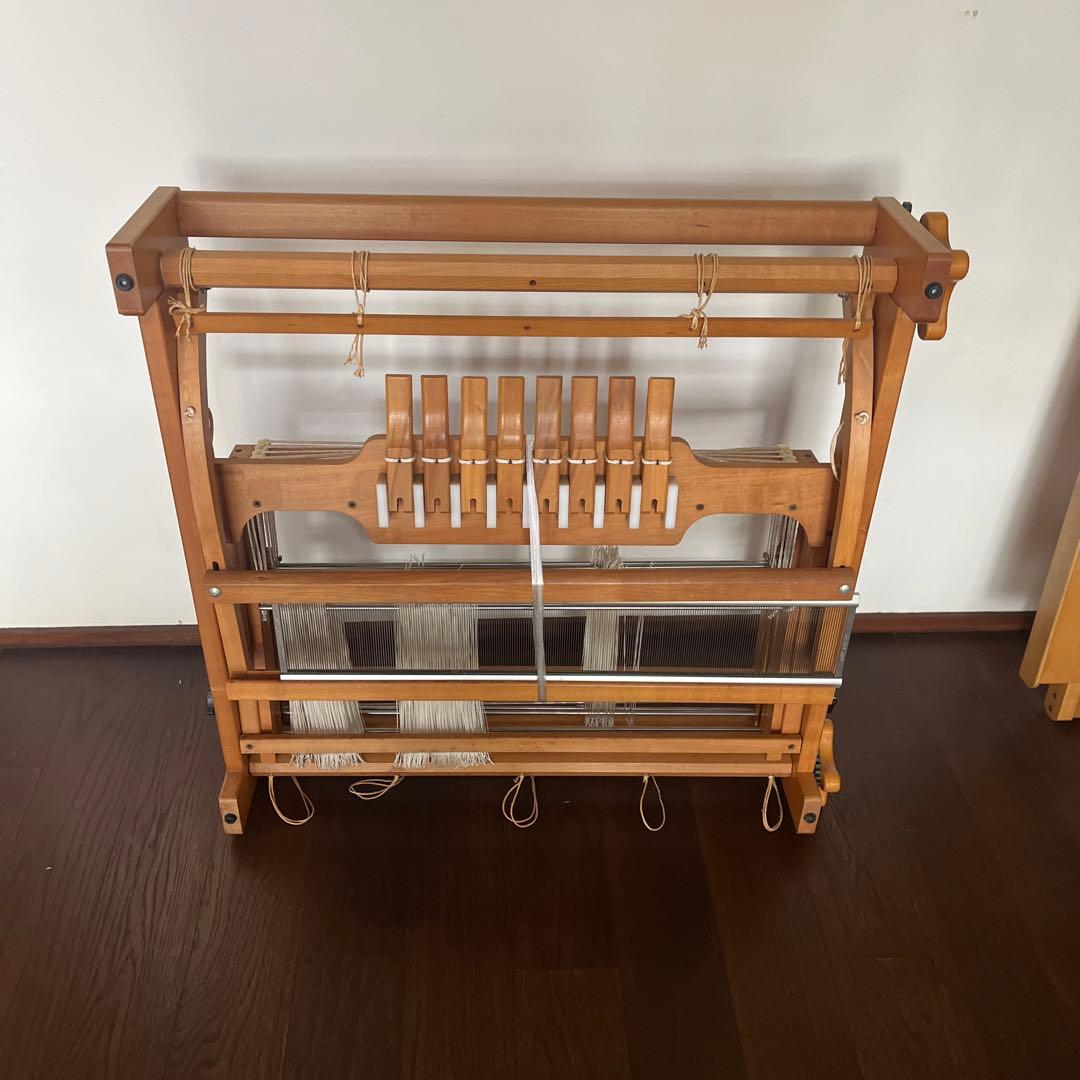 アシュフォード　テーブルルーム8枚綜絖60㎝幅　スタンド　ペダル