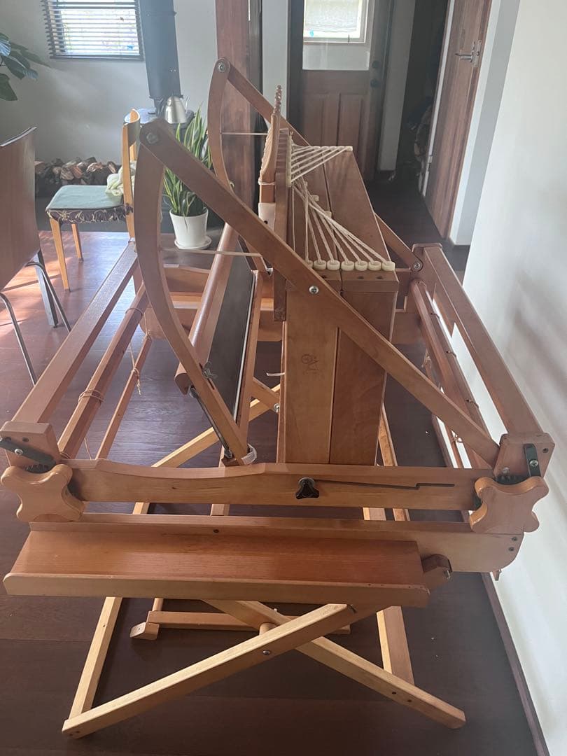 アシュフォード　テーブルルーム8枚綜絖60㎝幅　スタンド　ペダル