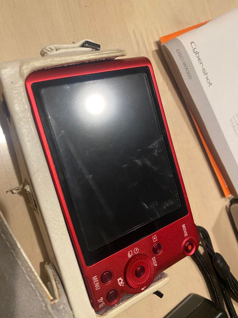 SONY レッド DSC-WX300 ソニー デジタルカメラ