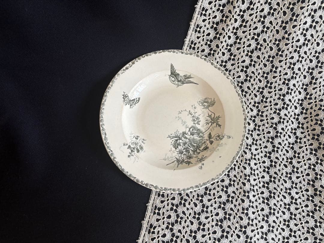 エミールブルジョワ 深皿 ディナープレート フランス アンティーク