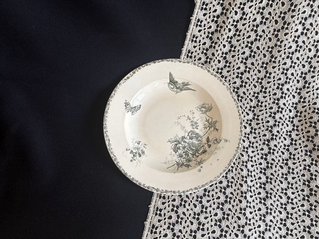 エミールブルジョワ 深皿 ディナープレート フランス アンティーク