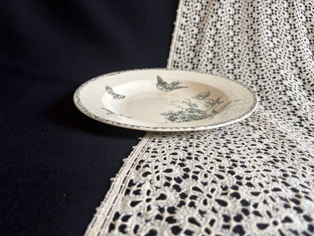 エミールブルジョワ 深皿 ディナープレート フランス アンティーク