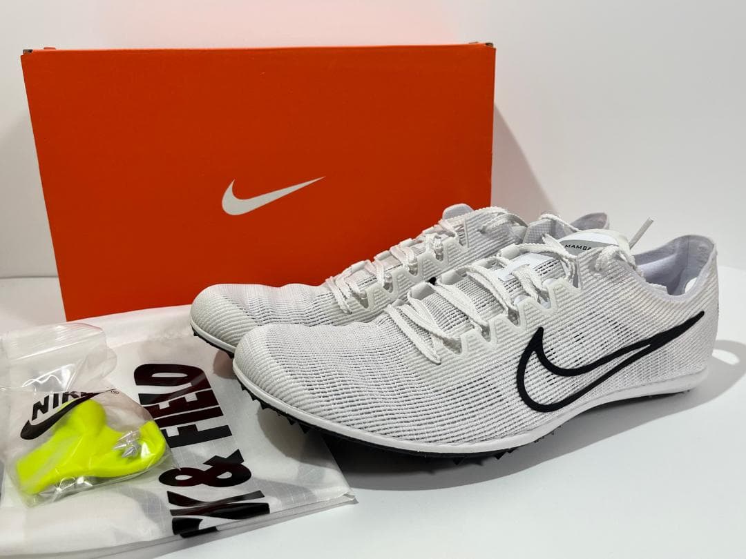 【新品※訳アリ】27㎝　NIKE ズーム マンバ 6 ホワイト 長距離用スパイク