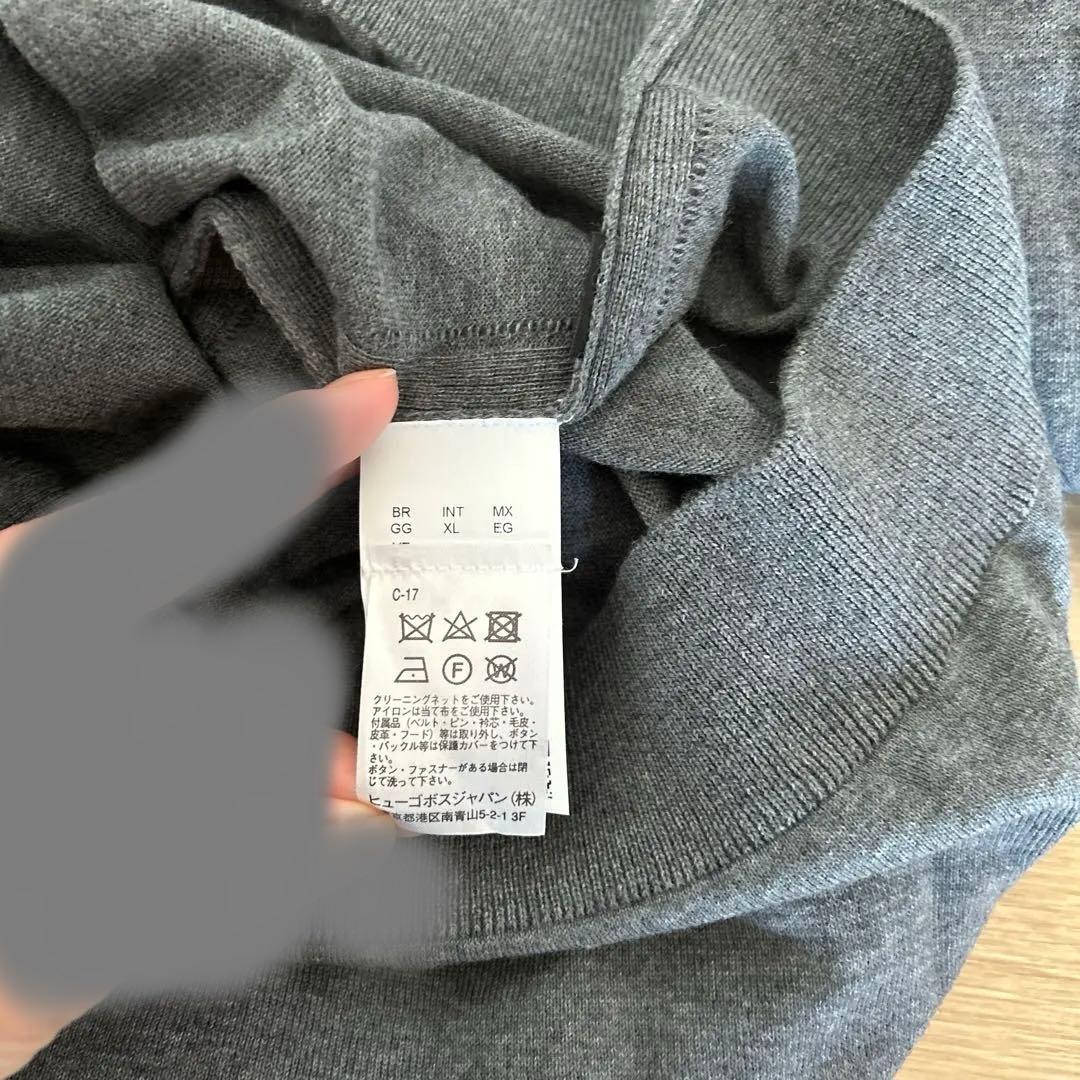 新品未使用品 BOSS ヒューゴボス タートルネックセーター　メンズXLグレー