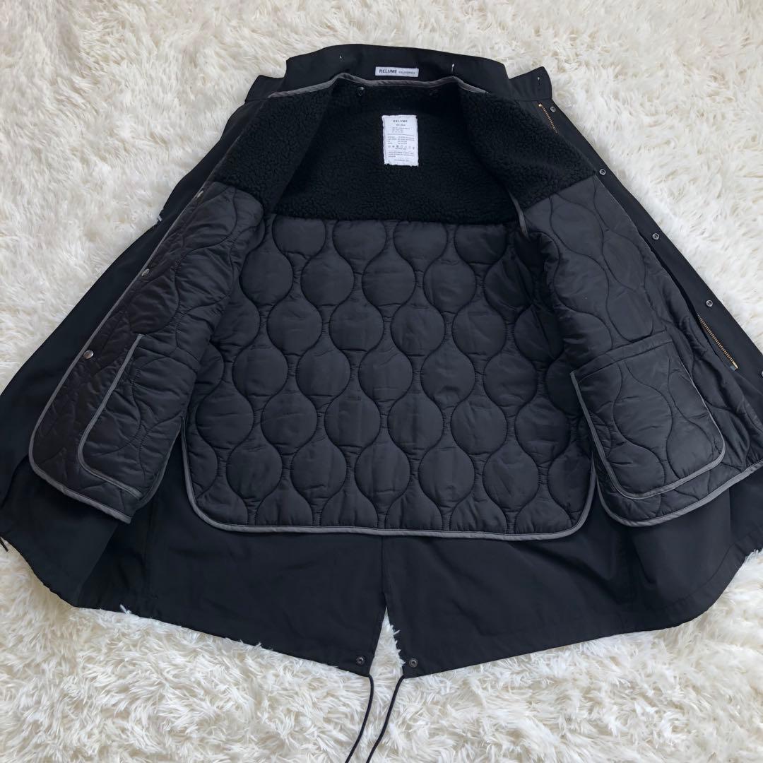 新品タグ付✨JOURNALSTANDARDrelumeライナー付きモッズコート黒