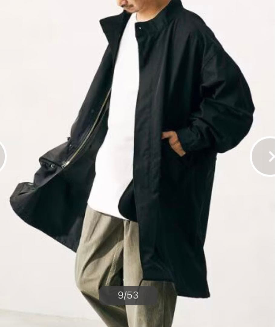 新品タグ付✨JOURNALSTANDARDrelumeライナー付きモッズコート黒