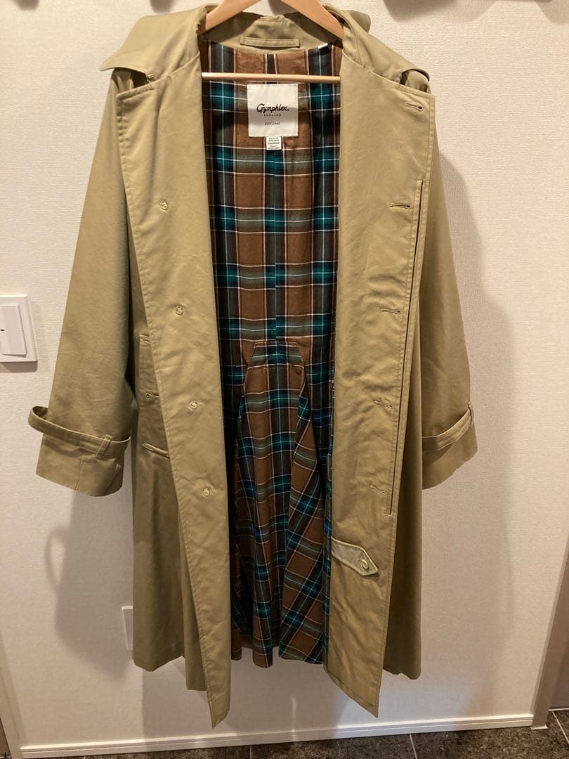 GYMPHLEX ジムフレックス ベルテッド バルマカーンコート メンズ　L