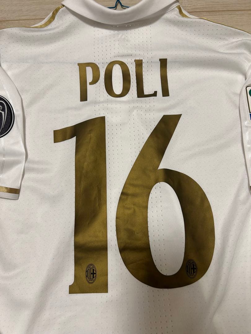 レア！16-17 ミラン 支給品 検実使用 イタリア代表ポーリ選手