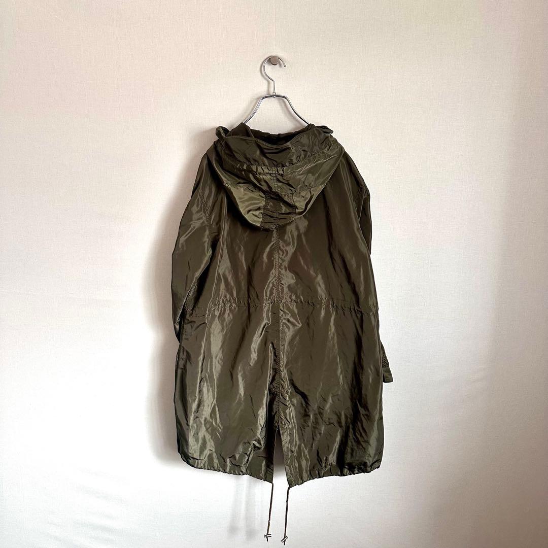 〈 MONCLER 〉Nylon Long Hooded Spring